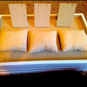 Stella & dot bracelet display pillows